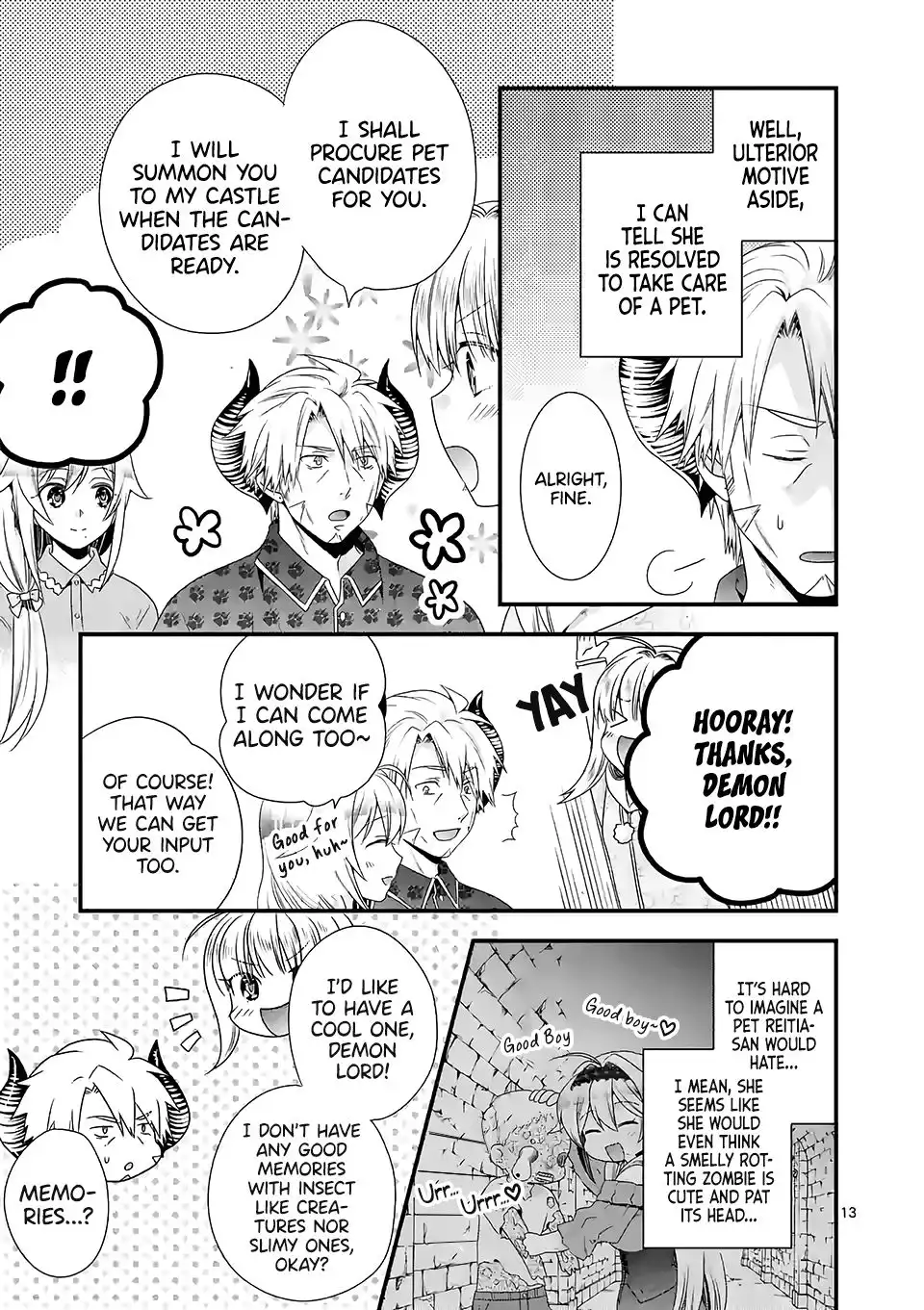 Maou Desu. Onna Yuusha no Hahaoya to Saikon Shita no de, Onna Yuusha ga Giri no Musume ni Narimashita. Chapter 34 14